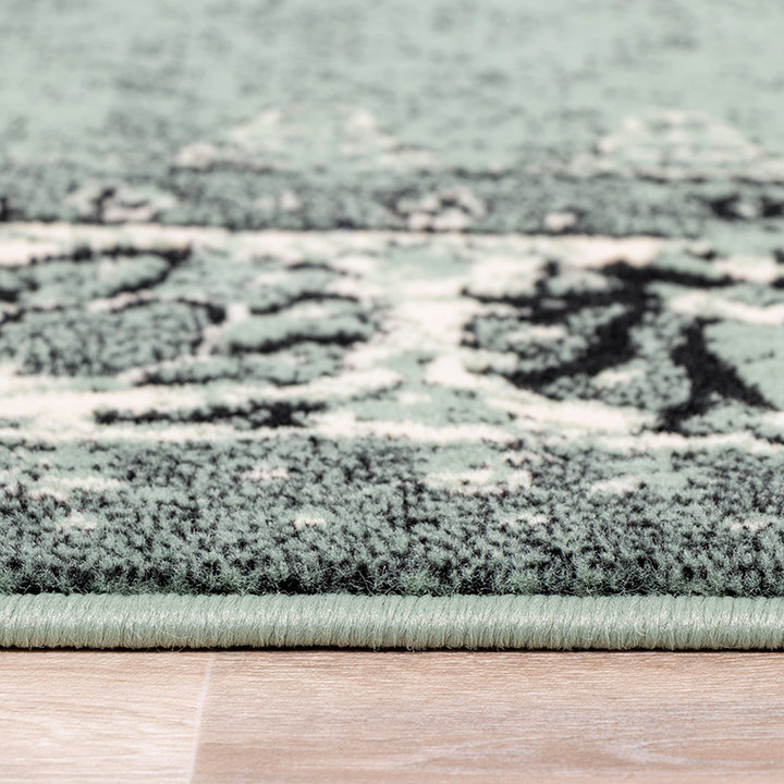 Vintage vloerkleed - Wonder Groen/Zwart - 6
