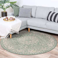 Rond vintage vloerkleed - Wonder Oriental Groen