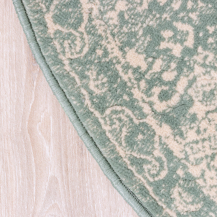 Rond vintage vloerkleed - Wonder Oriental Groen - 3