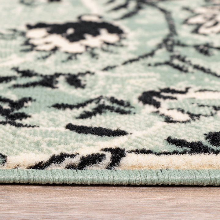Vintage vloerkleed - Wonder Patchwork Groen/Zwart - 6
