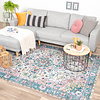 Vintage vloerkleed - Lily Oriental Blauw Roze