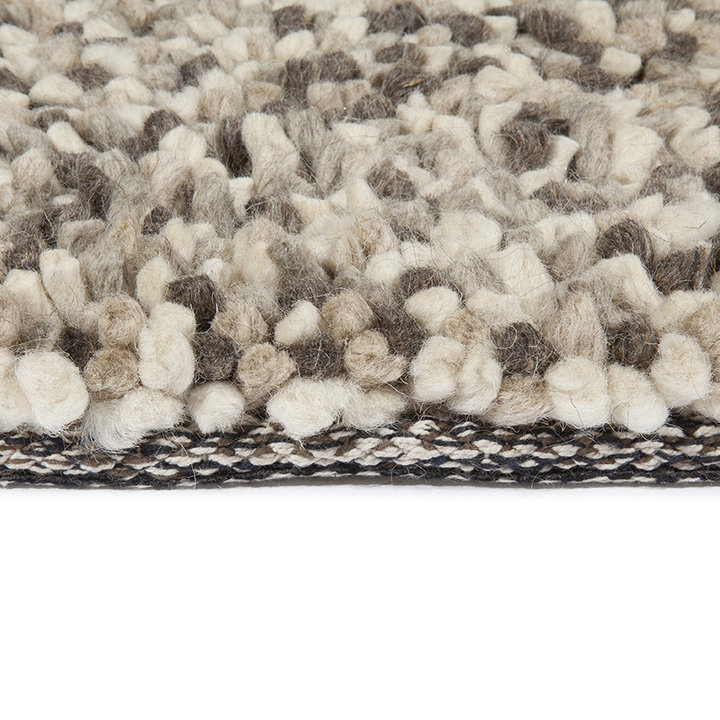 Wollen vloerkleed - Halette Beige/Gemeleerd - 4