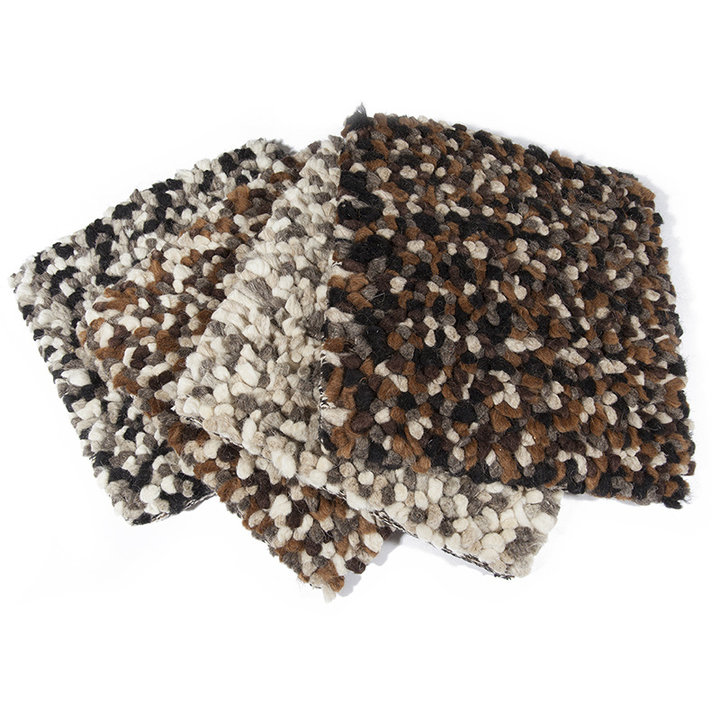 Wollen vloerkleed - Halette Beige/Gemeleerd - 5