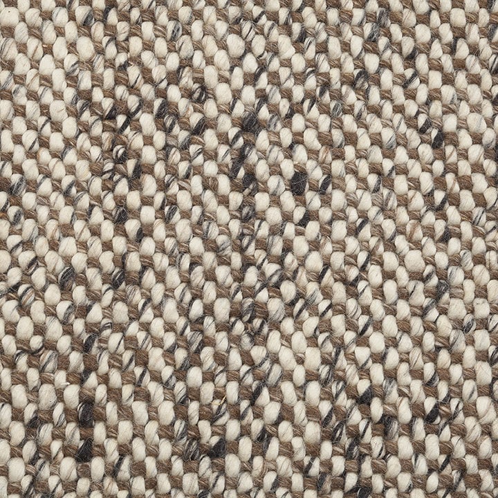 Wollen vloerkleed - Lorraine Bruin/Creme - 1