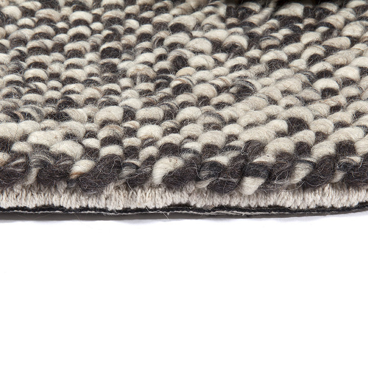 Wollen vloerkleed - Lorraine Donkerbruin/Creme - 4