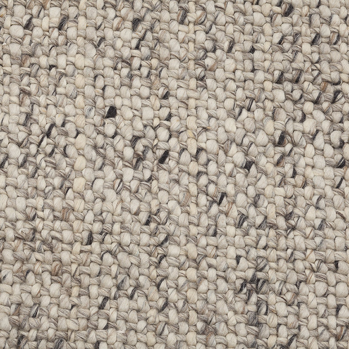 Wollen vloerkleed - Lorraine Grijs/Creme - 1