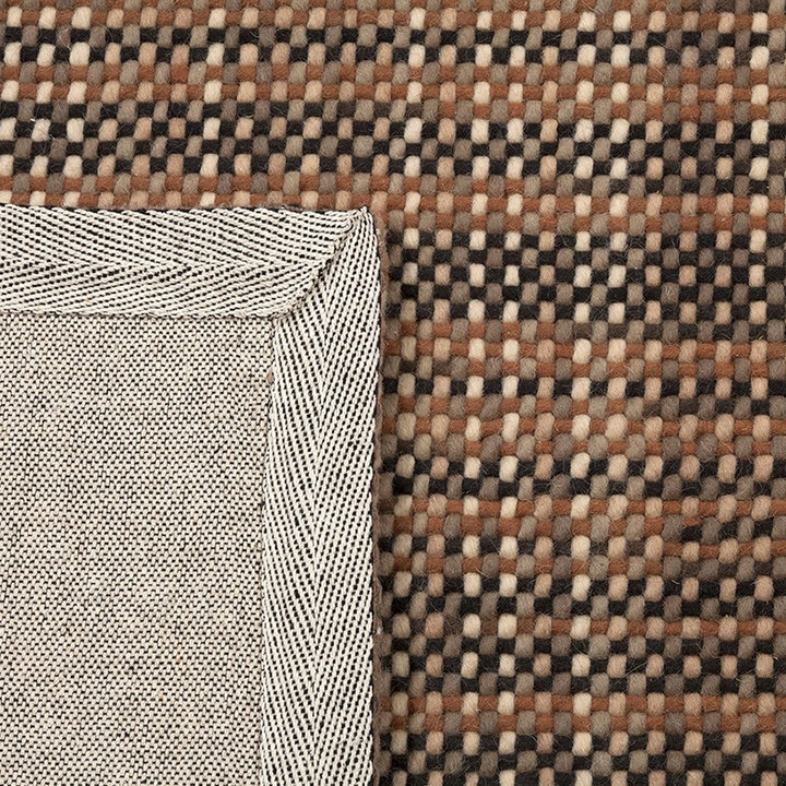 Wollen vloerkleed - Paigee Bruin/Beige - 3