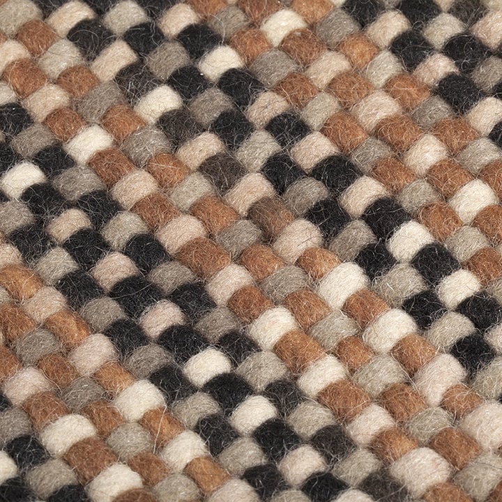 Wollen vloerkleed - Paigee Bruin/Beige - 1