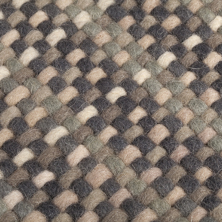 Wollen vloerkleed - Paigee Grijs/Beige - 1