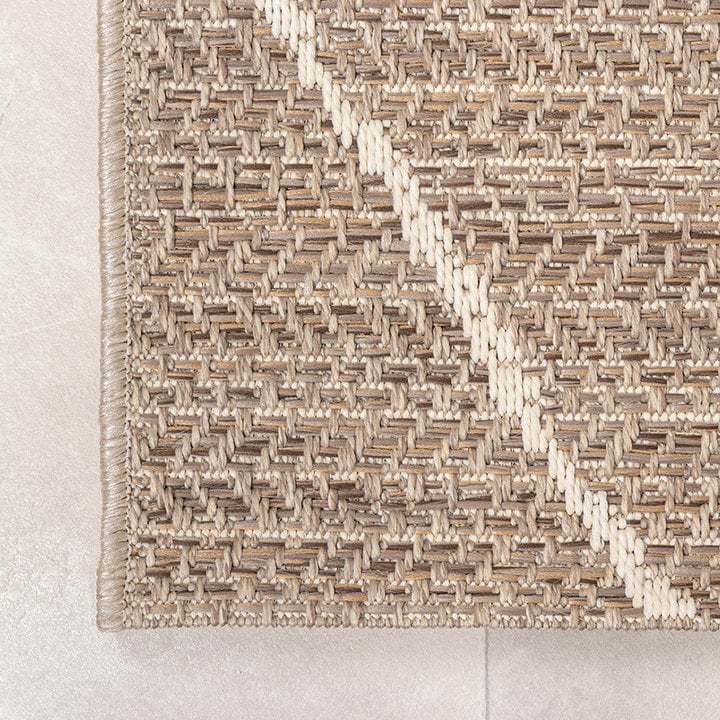 Jute buitenkleed - Fora Lines Naturel - 3