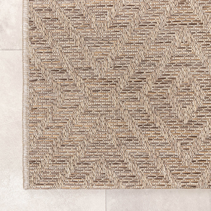 Jute buitenkleed - Fora Tile Naturel  - 3