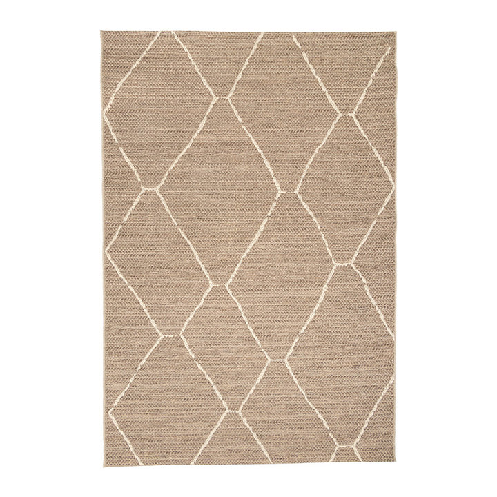 Jute buitenkleed - Fora Lines Naturel - 1