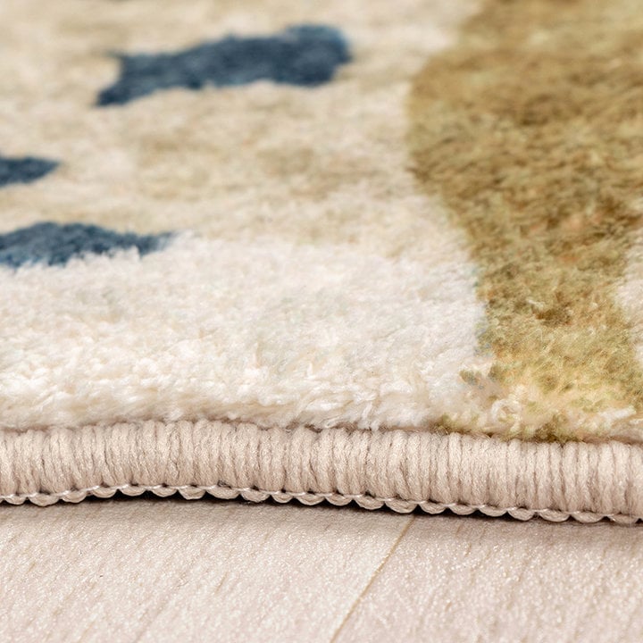 Wasbaar kindervloerkleed - Wild Panter Naturel - 3