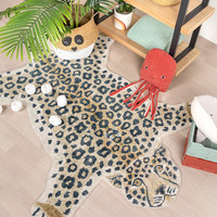 Kindervloerkleed - Wild Panter Naturel