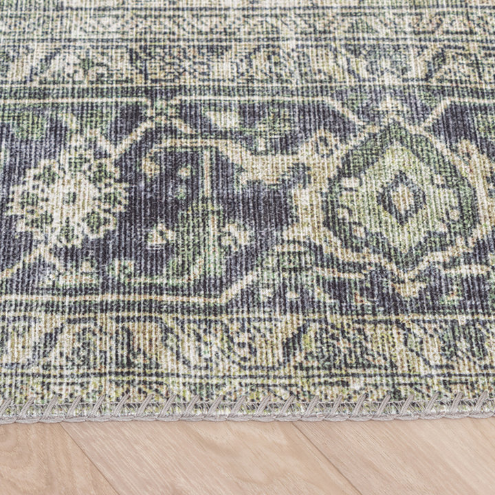 Vintage vloerkleed - Lugan Groen - 3