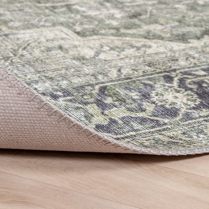 Vintage vloerkleed - Lugan Groen - 5