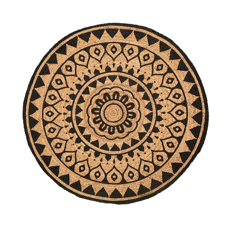 Rond jute vloerkleed - Henna Ayda Naturel - 1