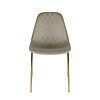 Velvet stoel - Tara Champagne - Goud frame 