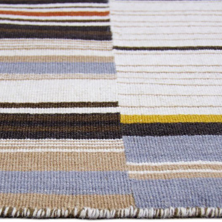 Wollen vloerkleed - Bon Multicolor/Bruin - 3