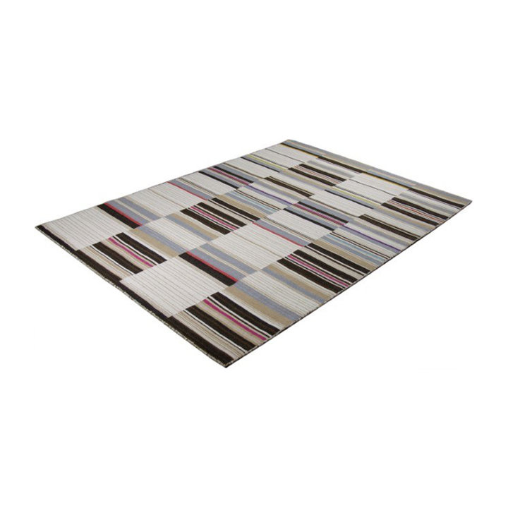 Wollen vloerkleed - Bon Multicolor/Bruin - 1