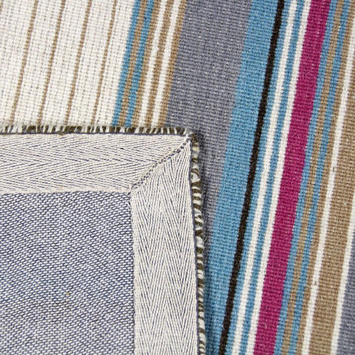 Wollen vloerkleed - Bon Multicolor/Turquoise - 2
