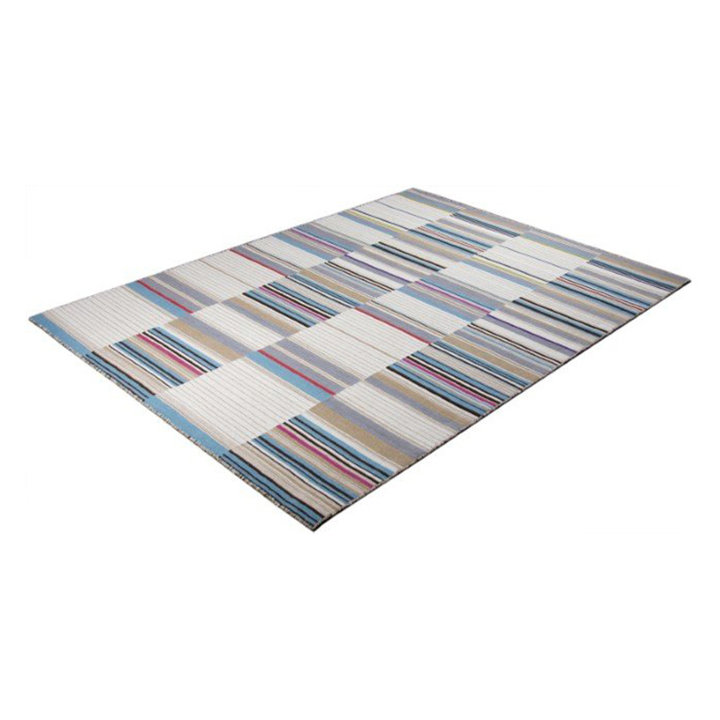 Wollen vloerkleed - Bon Multicolor/Turquoise - 1