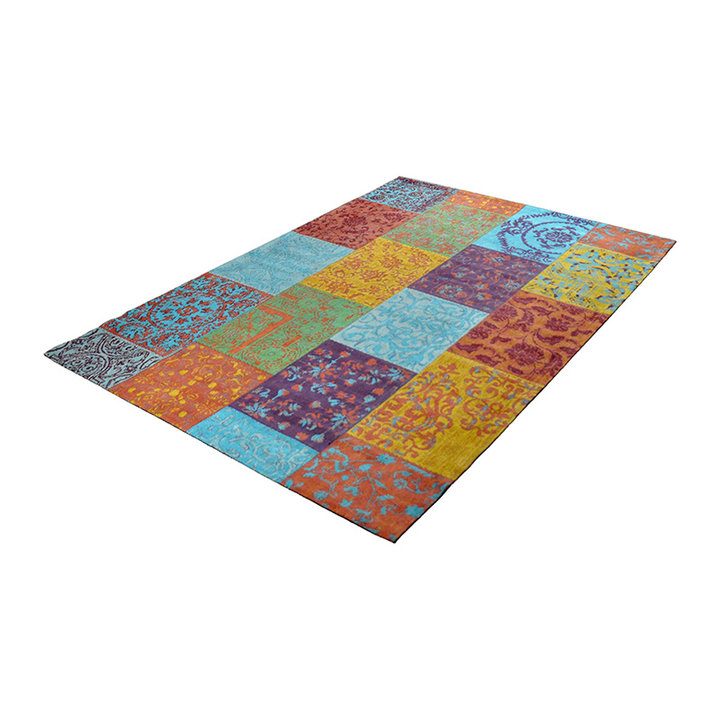 Patchwork vloerkleed - Delany Multicolor - 1