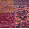 Patchwork vloerkleed - Delany Rood