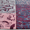 Patchwork vloerkleed - Delany Roze - thumbnail 4