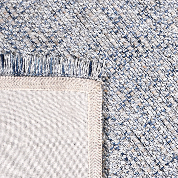 Wollen vloerkleed - Trinette Blauw/Creme - 2