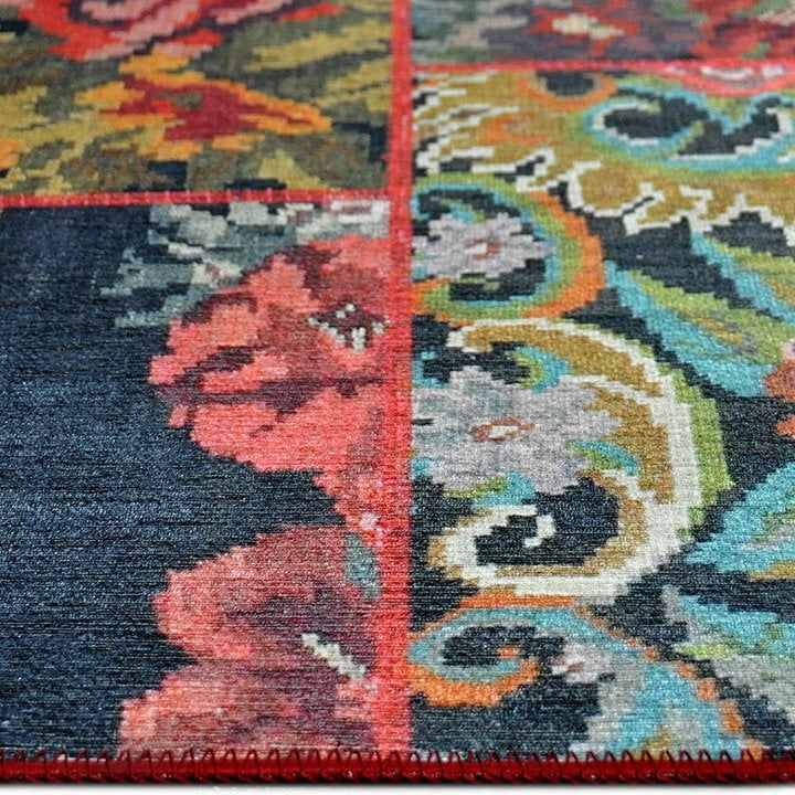 Patchwork vloerkleed - Nadine Rozenkelim Multicolor - 3