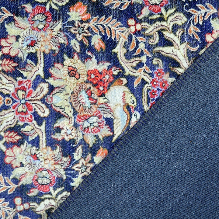 Vintage vloerkleed - Nadine Blauw/Rood - 2
