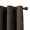 Velvet gordijn - Donker Taupe - Ringen - thumbnail 1