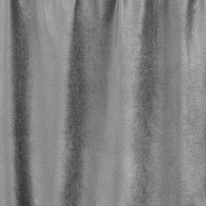Velvet gordijn - Lichtgrijs - Ringen - 2