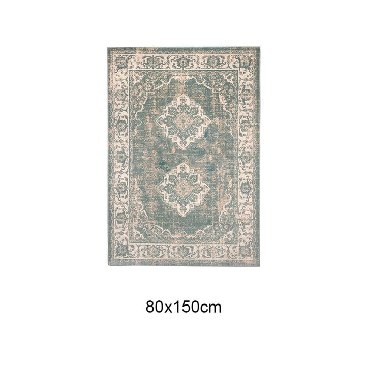 Vintage vloerkleed - Spring Medaillon Groen/Creme - 5