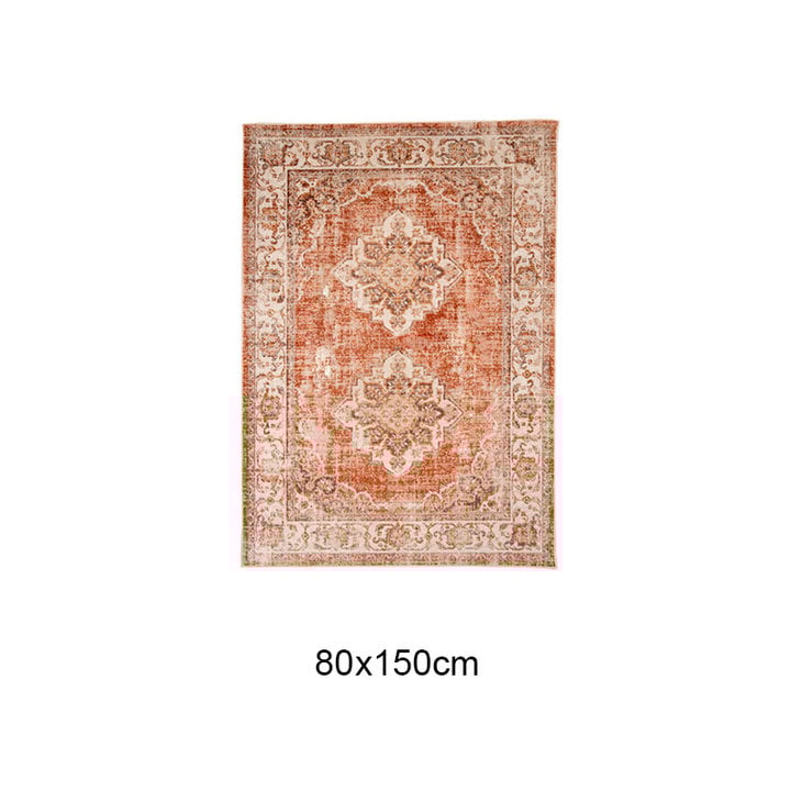 Vintage vloerkleed - Spring Medaillon Terra/Creme - 5