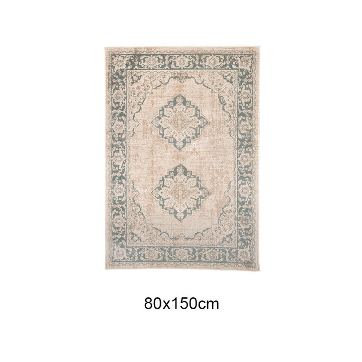 Vintage vloerkleed - Spring Medaillon Creme/Groen - 5