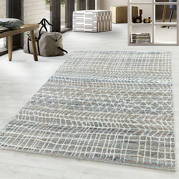 Modern vloerkleed - Regal Skretch Bruin/Creme