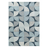 Modern vloerkleed - Regal Circlebox Blauw