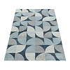 Modern vloerkleed - Regal Circlebox Blauw