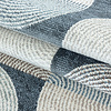 Modern vloerkleed - Regal Circlebox Blauw