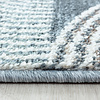 Modern vloerkleed - Regal Circlebox Blauw
