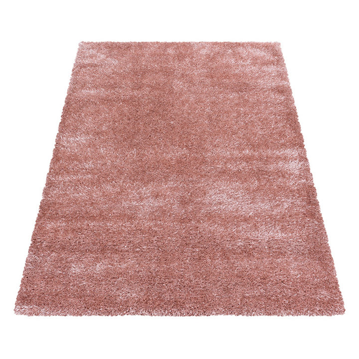Hoogpolig vloerkleed - Blushy Roze - 2