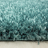 Hoogpolig vloerkleed - Blushy Turquoise