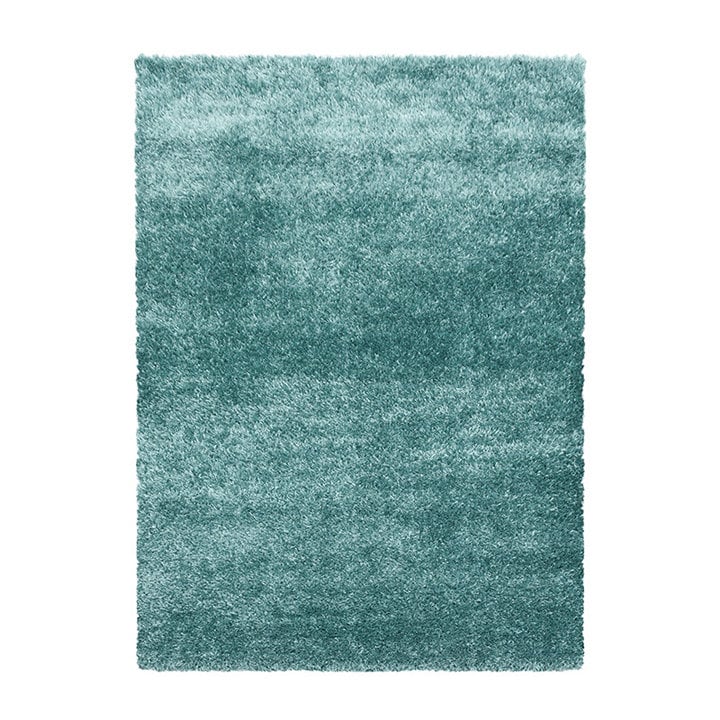 Hoogpolig vloerkleed - Blushy Turquoise - 1