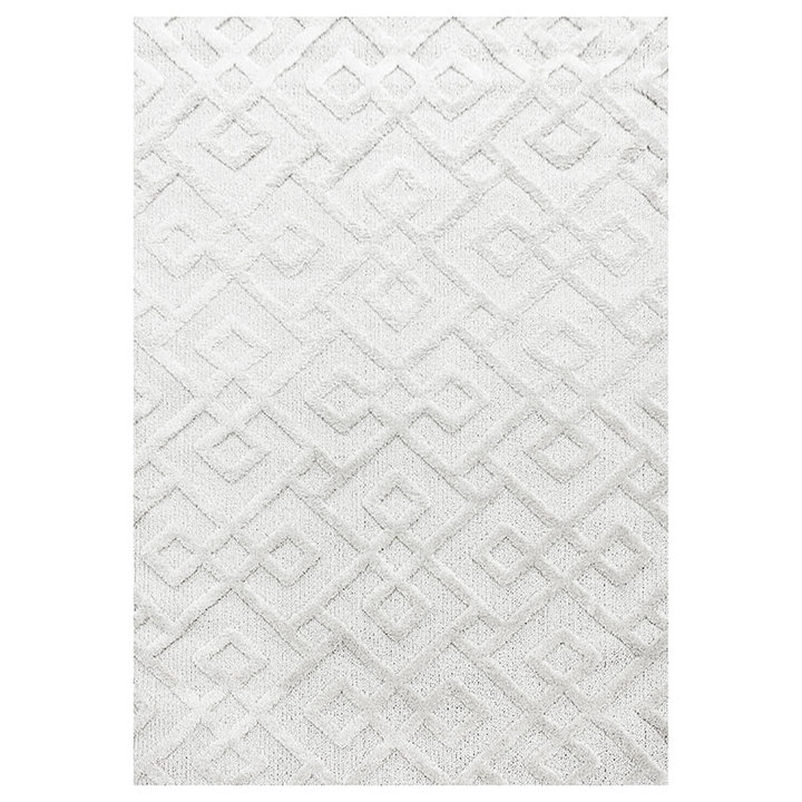Scandinavisch vloerkleed - Pitea Pattern Creme - 1