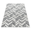 Scandinavisch vloerkleed - Pitea Panel Grijs/Creme