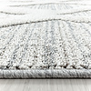 Rond scandinavisch vloerkleed - Pitea Diamond Grijs - thumbnail 1