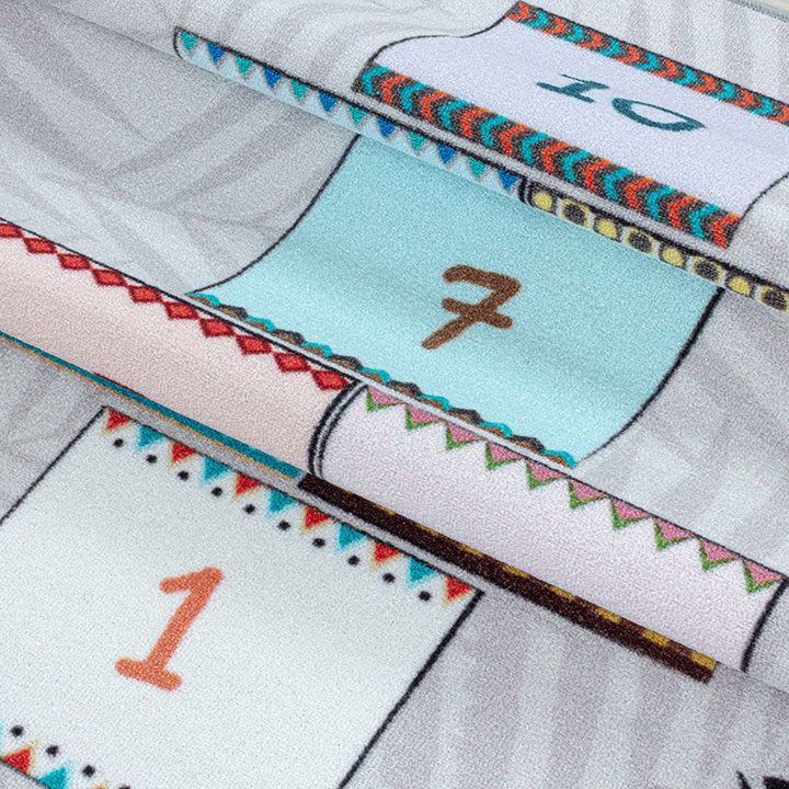 Speelkleed - Pleun Dieren Hinkelbaan Grijs - 5