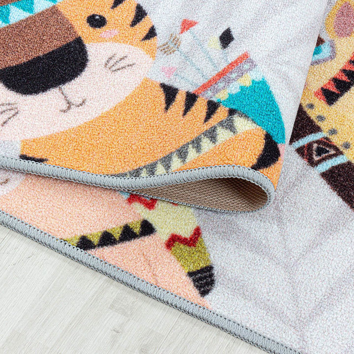Speelkleed - Pleun Dieren Hinkelbaan Grijs - 4